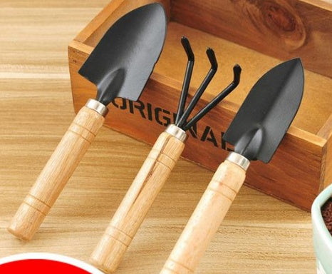 3-Piece Garden Tool Set – Ergonomic & Multi-Functional Hand Tools for Flower Beds & Pots